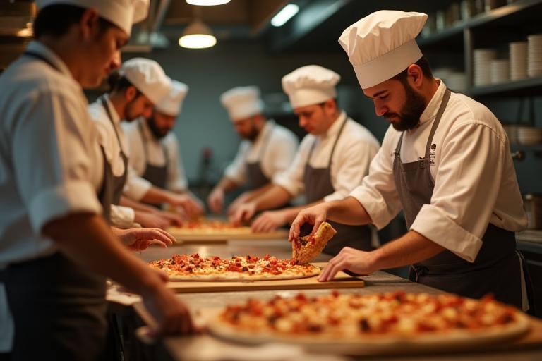 Il team al lavoro